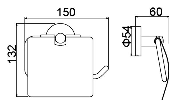 Держатель туалетной бумаги Timo Saona 13042/00