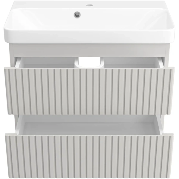 Тумба под раковину 70 Brevita Victory  VIC-09070-0302Я без раковины, серый кашемир