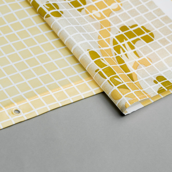 Штора для ванной комнаты IDDIS Basic B52P218i11, желтый