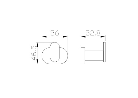 Крючок для ванной WONZON & WOGHAND FIRST, глянцевое золото WW-8415-LG