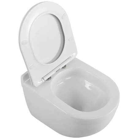 Унитаз подвесной безободковый BelBagno SENSO-TOR BB017CH-TOR/SC с сиденьем микролифт