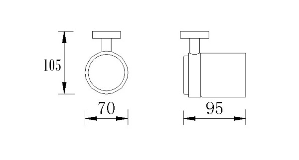 Подстаканник одинарный RUSH Victoria VI71310
