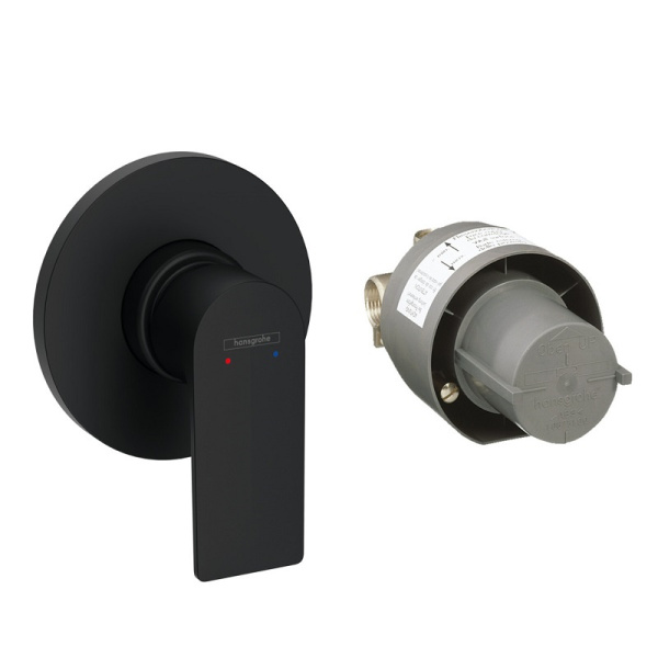 Смеситель Hansgrohe Rebris E для душа 72658670, черный матовый