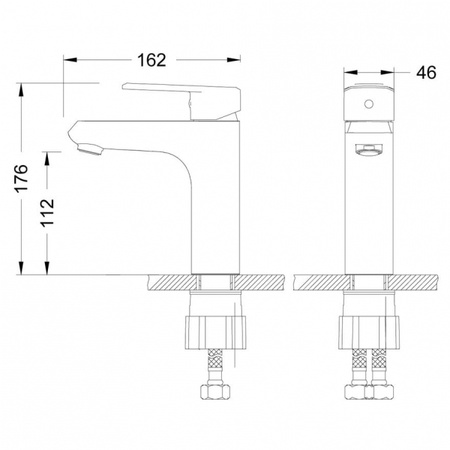Смеситель для раковины Lemark Point (LM0306C)
