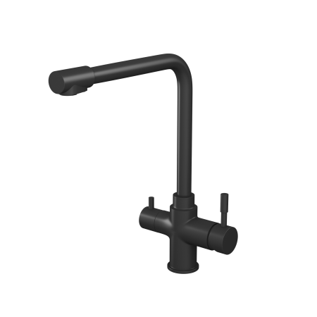 Смеситель для кухонной мойки с фильтром RUSH MS9035-33Black