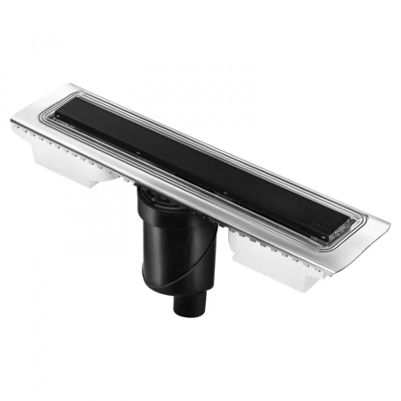 Душевой лоток Berges Wasserhaus C1 Norma 500 (в пол) 095036 черный матовый