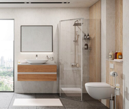 Душевой уголок (90х90) WasserKRAFT Leine 35P11