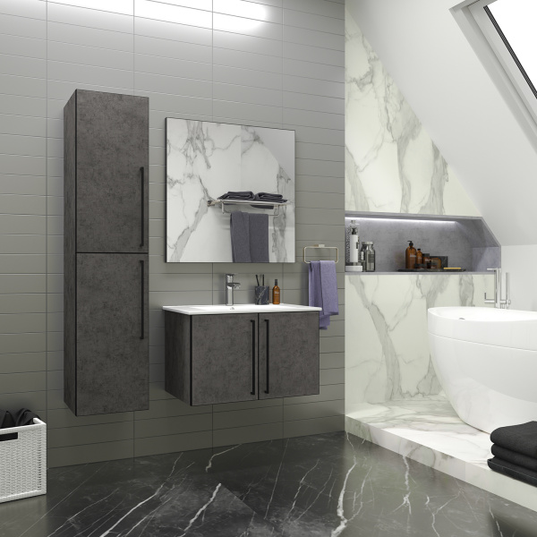 Тумба под раковину Brevita Rock 75 ROCK-06075-50-2