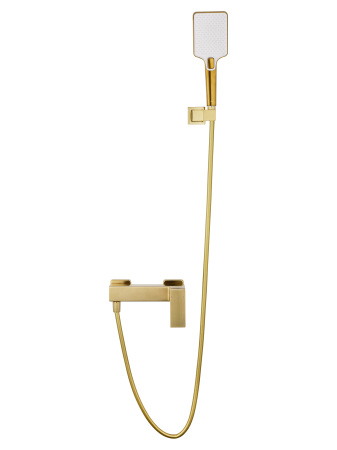 Смеситель для душа WONZON & WOGHAND CUBE 2.0, брашированное золото WW-88048068-BG