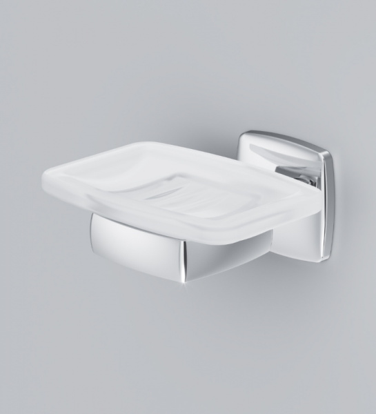 Стеклянная мыльница с настенным держателем Am.Pm Gem A9034200