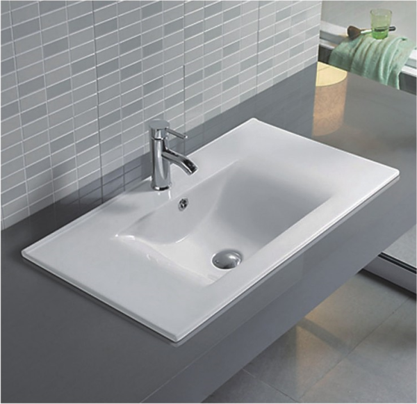 Раковина встраиваемая сверху (91х46,5) Gid NYJ807-90