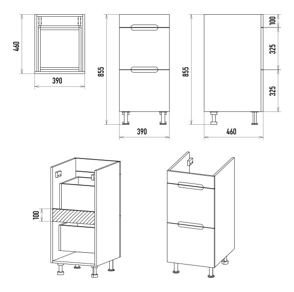 Тумба под стиральную машину Misty Байкал 40 Э-Бай06040-022Я