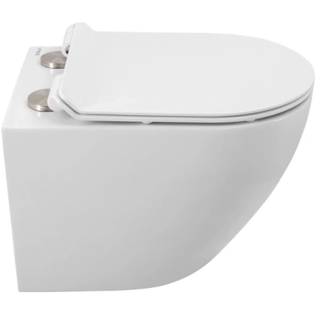 Унитаз подвесной безободковый BelBagno Senso-R BB046CH-TOR/SC с сиденьем микролифт