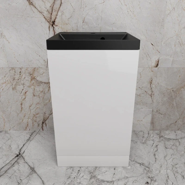 Тумба без раковины 50 см  Style Line Моно ЛС-00002449 белый глянец