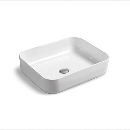 Раковина накладная (50х41) Vincea VBS-105 белый