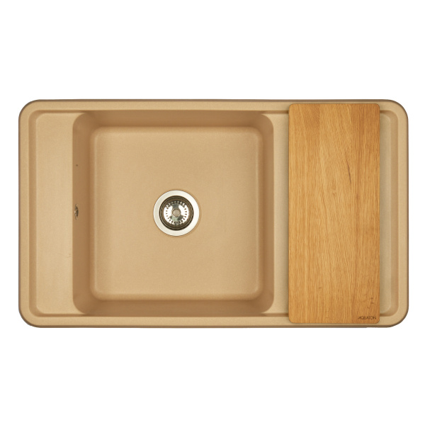 Кухонная мойка Aquaton Беллис 87 1A724832BS260 латте