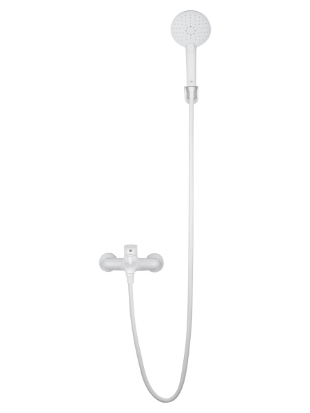 Смеситель для ванны с душем WONZON & WOGHAND ALFA, белый матовый WW-AE3204-MW