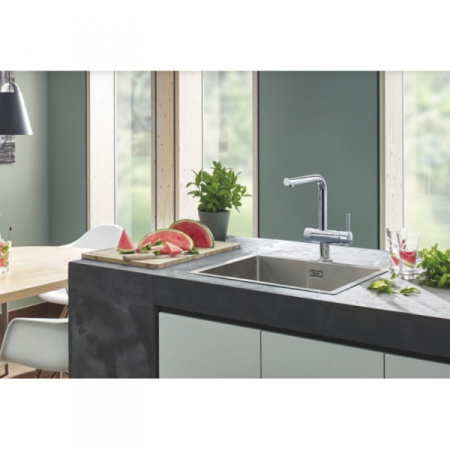 Смеситель для кухни с фильтром Grohe Blue Pure 30393 000 (30393000) хром