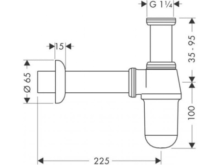 Сифон для раковины Cezares Articoli Vari CZR-SB-02