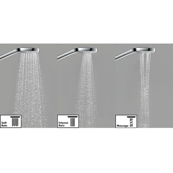 Душевой гарнитур Hansgrohe Croma Select E 26581400 белый/хром