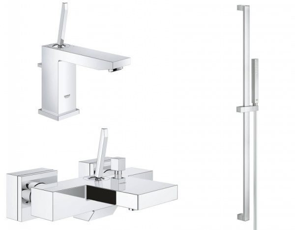 Комплект для ванной комнаты 3В1 Grohe Eurocube Joy  118207