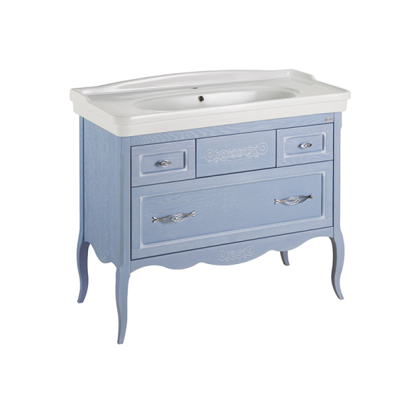 Тумба под раковину ASB-Woodline   Модерн 105 11246 (голубой)