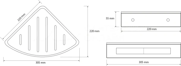 Мыльница угловая Bemeta Cytro 146208016