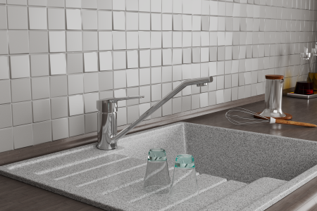 Смеситель для кухонной мойки RUSH Victoria VI7135-25