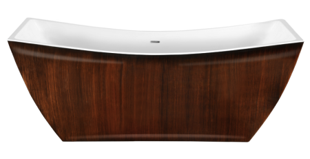 Акриловая ванна (178х75) Lagard ISSA Brown wood lgd-issa-bw