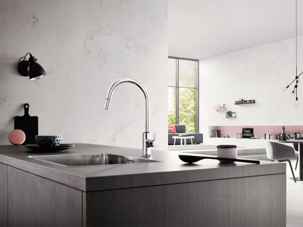 Смеситель для кухни с выдвижным изливом Kludi Bingo Star XS 468510578