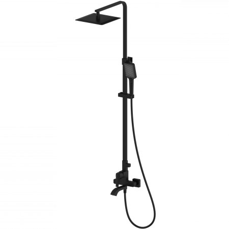 Душевая система WONZON & WOGHAND FLEX, черный матовый WW-88047072-MB