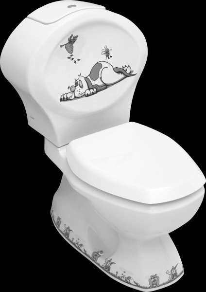 Унитаз напольный для детей Serel Children 8702DOGR