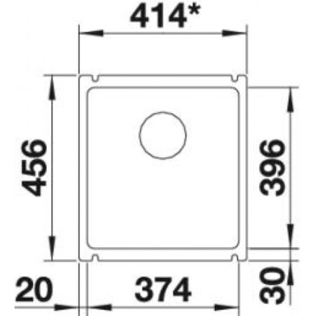 Кухонная мойка Blanco Subline 375-U Ceramic 523731