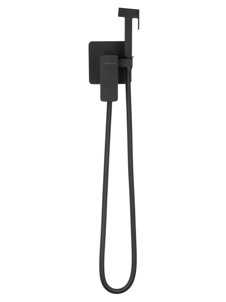 Смеситель с гигиеническим душем встраиваемый WONZON & WOGHAND EDGE, черный матовый WW-88829003-MB Смеситель с гигиеническим душем встраиваемый WONZON & WOGHAND EDGE, черный матовый WW-88829003-MB