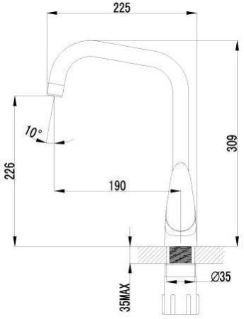 Смеситель для кухонной мойки Lemark Pramen (LM3355C)