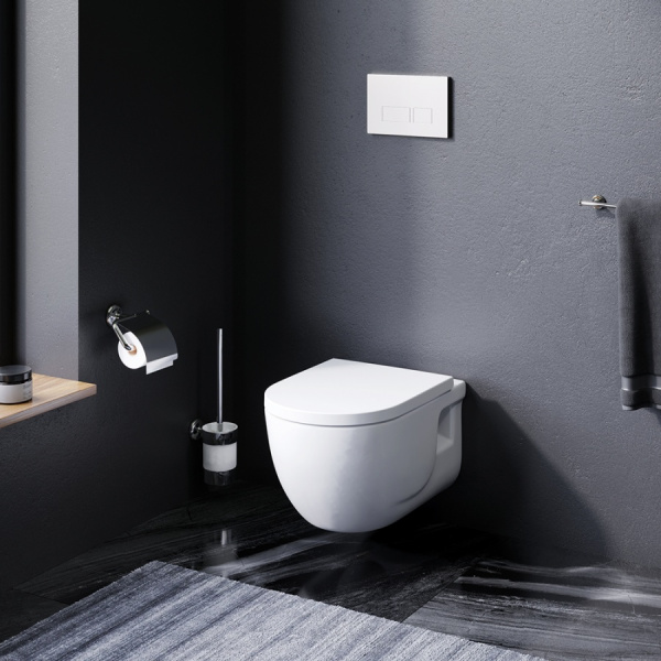 Подвесной унитаз безободковый с сиденьем микролифт Am.Pm Like C801701SC