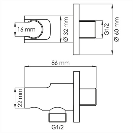 Подключение шланга WasserKRAFT Mindel A148