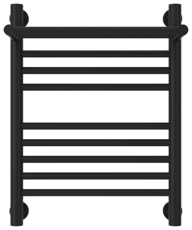 Полотенцесушитель Водяной Сунержа Богема с полкой + (50х40) Матовый Черный 31-0223-5040