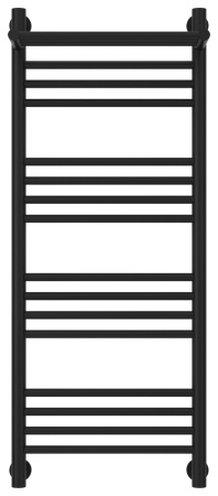 Полотенцесушитель Водяной Сунержа Богема с полкой + (100х40) Матовый Черный 31-0223-1040