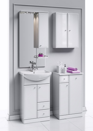 Зеркальный шкаф Aqwella Барселона 55 Ba.02.55