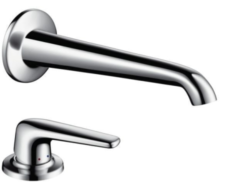 Настенный смеситель для раковины (хром) Axor Bouroullec 19137000