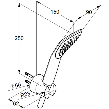 Душевой набор Kludi Fizz 6765091-00