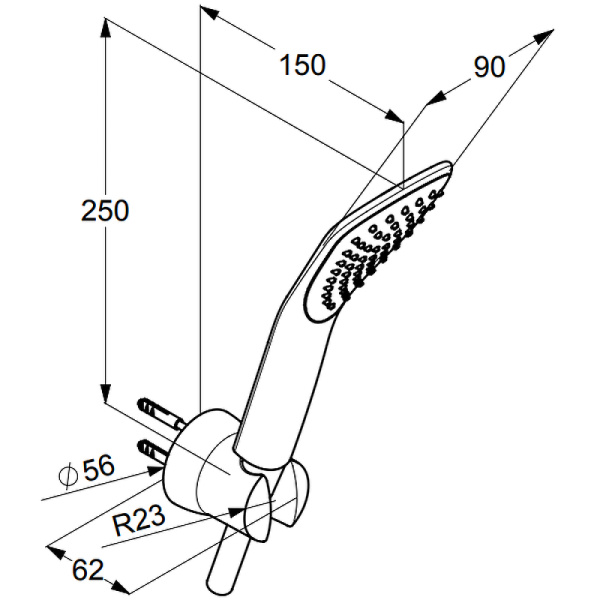 Душевой набор Kludi Fizz 6765091-00