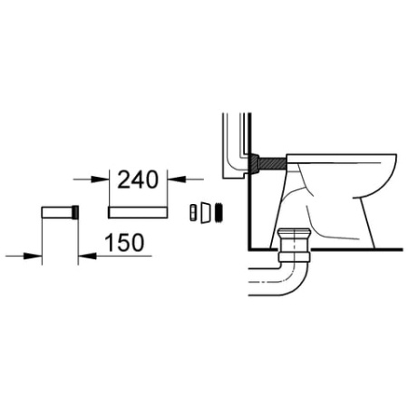 Впускной гарнитур Grohe 37103 SH0 (37103SH0)