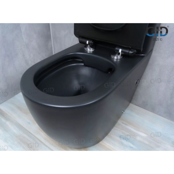 Напольный унитаз с бачком безободковый Gid Tr2177BM