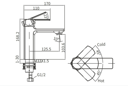 Смеситель для раковины Arrow AG4120