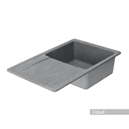 Кухонная мойка Aquaton Аманда 1A712832AD230 серый