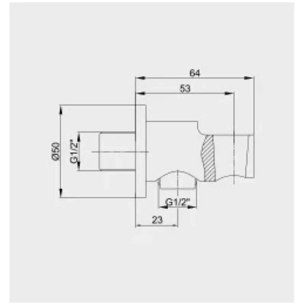 Шланговое подсоединение с держателем E.C.A. 102199523C1EX