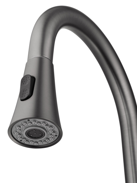 Смеситель для кухни с выдвижным изливом WONZON & WOGHAND, темный графит WW-121E201L-BGG Смеситель для кухни с выдвижным изливом WONZON & WOGHAND, темный графит WW-121E201L-BGG