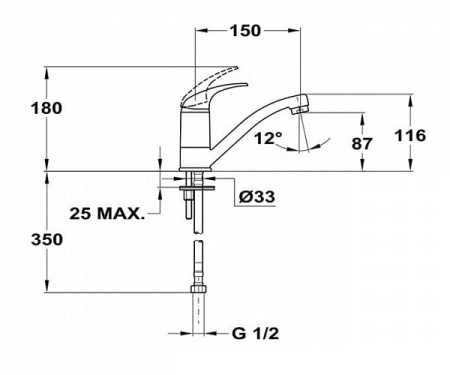 Смеситель для раковины Mofem Junior 150-0050-50